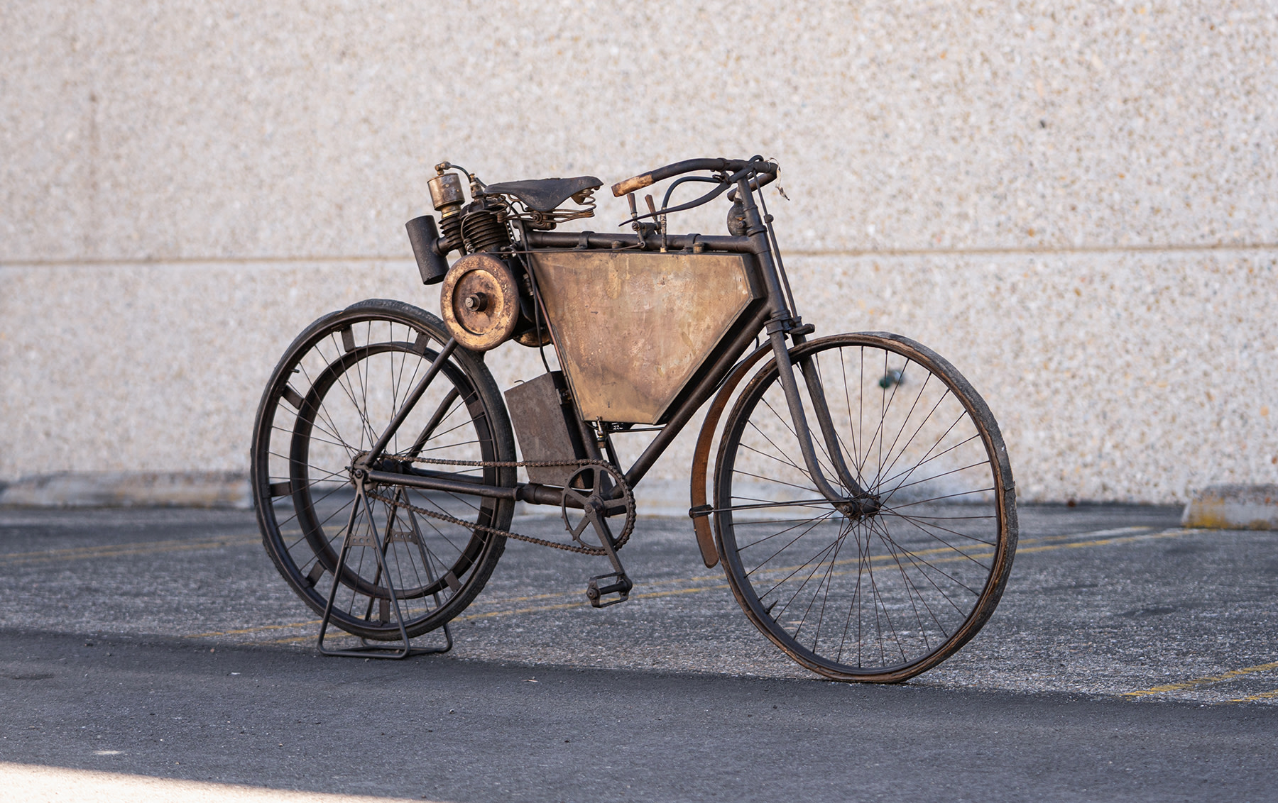 c. 1900 Ridel Motorized Bicycle Gooding Company